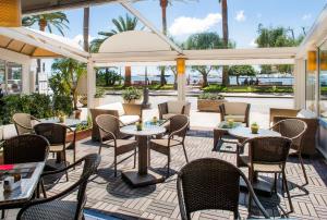 Restoran või mõni muu söögikoht majutusasutuses Hotel Vesuvio