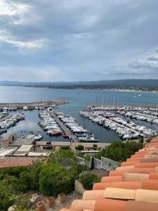 a marina with a bunch of boats in the water at Azurea in Saint-Cyr-sur-Mer +10 photos