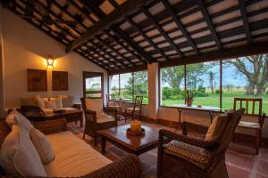 Posezení v ubytování Rincón del Socorro