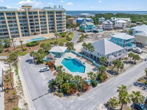 an aerial view of the resort with a pool and a resort at USA II in Gulf Shores