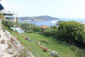 a view from the balcony of a house at La Reale in Villefranche-sur-Mer