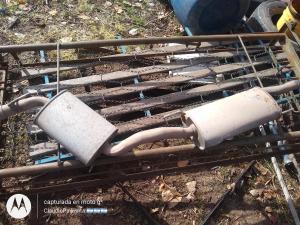 a metal grill with a light on top of it at Pinkanta in Las Compuertas