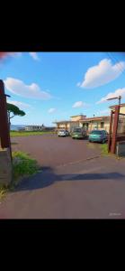 a parking lot with cars parked in a parking lot at Sogno vesuviano 4 in Torre del Greco