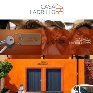 a building with a sign that reads casa landlord at Hotel Ladrillo in Oaxaca City
