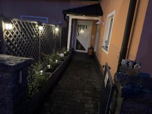 a hallway of a house with a white door at Wohnung Maric bis zu 11 Personen in Neunburg vorm Wald