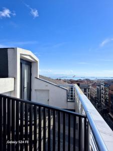 a balcony with a view of a city at Rai Premium İstanbul in Istanbul