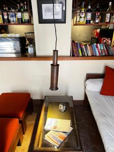 a living room with a coffee table and a couch at Traditional Homes - Swotha in Pātan