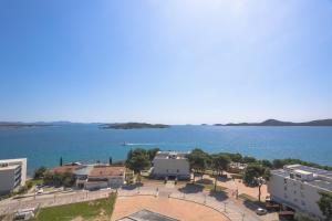a view of a large body of water at Hotel Punta in Vodice