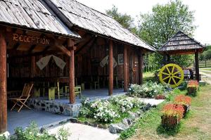 Zahrada ubytování Camp Viljamovka