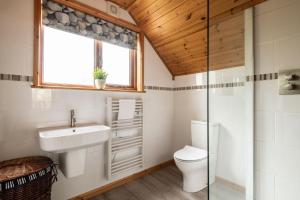 a bathroom with a toilet and a sink at E40 - Kiberick in Truro +22 photos