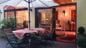 Patio nebo venkovní prostory v ubytování Der Platengarten