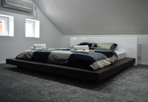 Krevet ili kreveti u jedinici u okviru objekta Dunavska Flat Apartment