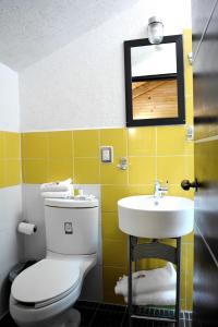 Koupelna v ubytování Cabañas el Chalet