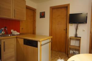 Kuchyňa alebo kuchynka v ubytovaní Appartements Huber