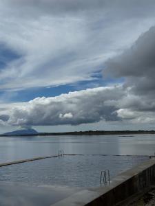 a large body of water under a cloudy sky at Erris Ocean House in Belmullet +6 photos