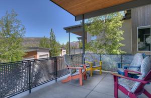 a group of chairs sitting on a balcony at 784 Florida in Durango