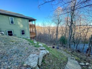 a house on the side of a hill at Appalachian Ski Mountain Chalet in Blowing Rock