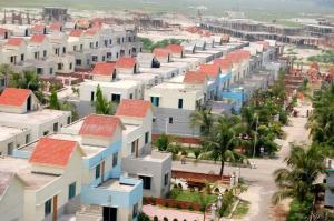 an aerial view of a city with white houses at Royal Palace in Dhaka +14 photos