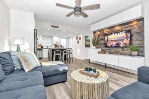 a living room with a couch and a table at Key Largo Kawama villa K1 in Key Largo