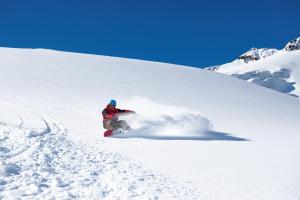 Gletscher-Landhaus Brunnenkogel v zimě