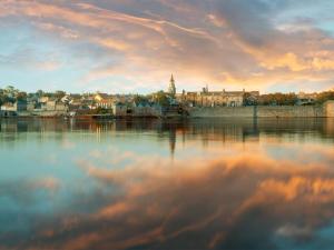 a view of a city from the water at Heron House in Tweedmouth