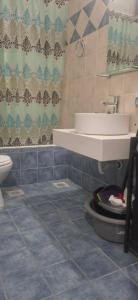 a bathroom with a sink and a toilet at Aleka Apartment in Kos +14 photos