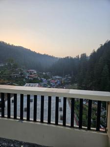 a view of a city from a bridge at Hotal DESPRADES MRITYUNJAY INN in Jageshwar