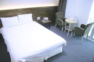 海洋美景酒店客房内的一张或多张床位