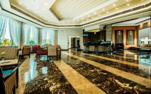 TV a/nebo společenská místnost v ubytování Old Vic Sharm Resort