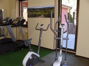 Fitness centrum a/nebo fitness zařízení v ubytování Villa San Carlo