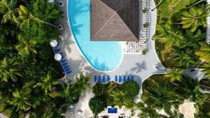 an overhead view of a swimming pool and a resort at Vista Sol Punta Cana Beach Resort & Spa - All Inclusive in Punta Cana