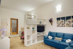 TV a/nebo společenská místnost v ubytování Il Fiore dei Sassi