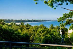 a view of the ocean from a resort at Araliya Villa in Tangalle