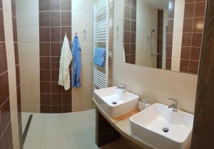Koupelna v ubytování Apartmány Alex + 61 fotografií