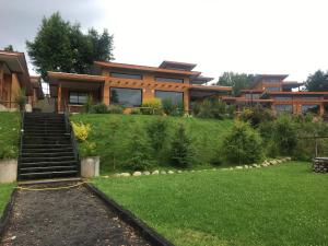 Zahrada ubytování Cabañas El Roble Lican Ray