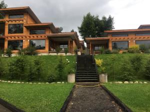 Zahrada ubytování Cabañas El Roble Lican Ray