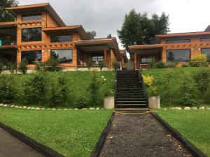 Zahrada ubytování Cabañas El Roble Lican Ray