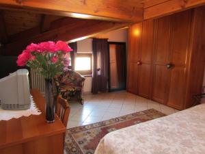 Postel nebo postele na pokoji v ubytování Residence Du Chateau