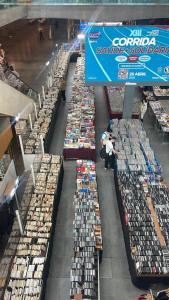 an overhead view of a store with rows of racks of inventory at my house in Lisbon