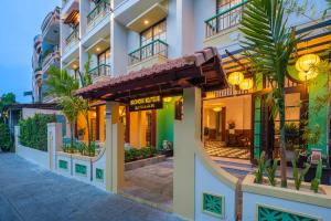 a view of the front of a building at BACKHOME BOUTIQUE Old Town Hoi An in Hoi An