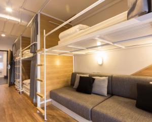Χώρος καθιστικού στο Bed One Block Hostel