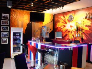 A área de bar ou lounge em Sebastien Hotel