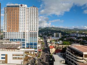 a view of a city with tall buildings at Radisson RED Cebu Mandaue in Cebu City