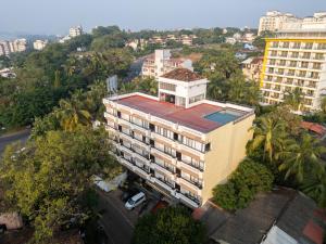 an overhead view of a building in a city at The Grand Central in Dona Paula
