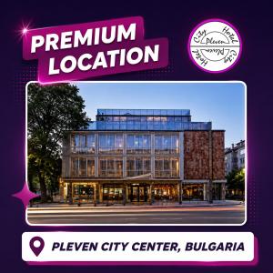 a picture of a building with a city center at Hotel City Pleven in Pleven +36 photos