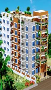 a rendering of a apartment building with condos at Marineview Hotel Kuakata in Kuākāta