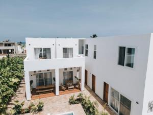 an aerial view of a white building at Verdana House in Kiwengwa