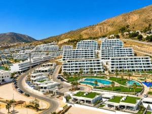 an aerial view of a large apartment complex at SUNNY home in Finestrat