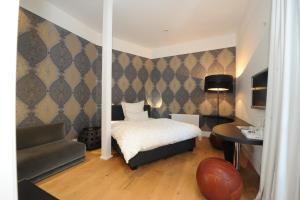Postel nebo postele na pokoji v ubytování Designhotel Rosenbohm