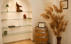 a room with shelves and a barrel at Il Sottolo in Florence +31 photos